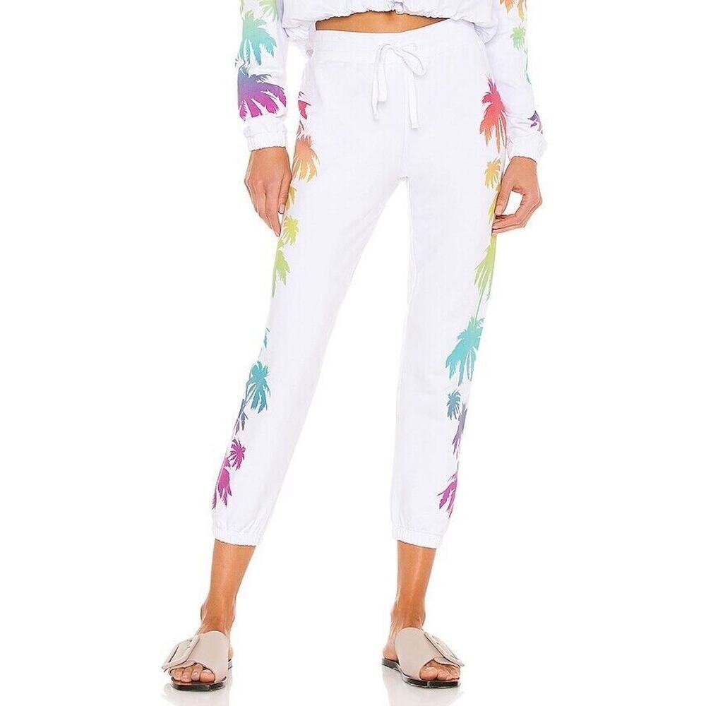 NWT Beach Riot Womens Palm Madness Sweatpants Size XS Beach Vacation Travel